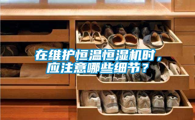 在維護(hù)恒溫恒濕機(jī)時(shí),應(yīng)注意哪些細(xì)節(jié)?