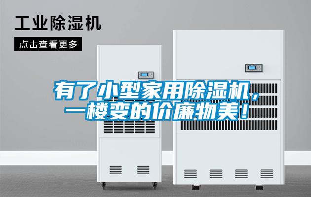 有了小型家用除濕機，一樓變的價廉物美！