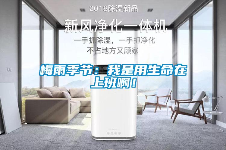 梅雨季節：我是用生命在上班??！