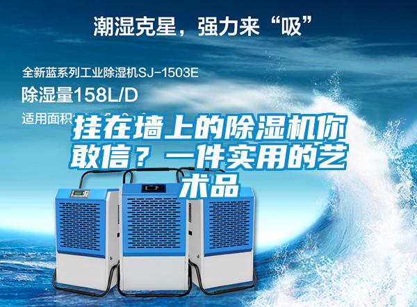 掛在墻上的除濕機你敢信？一件實用的藝術品