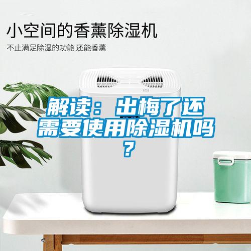 解讀：出梅了還需要使用除濕機嗎？