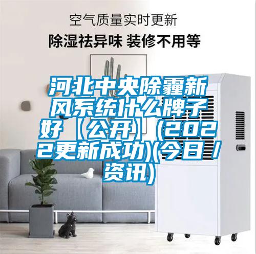 河北中央除霾新風系統什么牌子好【公開】(2022更新成功)(今日/資訊)