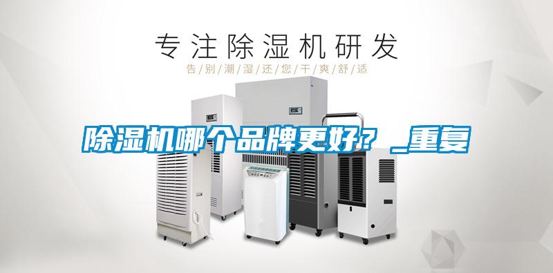 除濕機哪個品牌更好?_重復