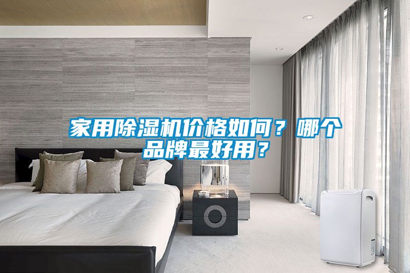 家用除濕機價格如何？哪個品牌最好用？
