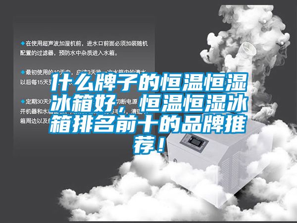 什么牌子的恒溫恒濕冰箱好，恒溫恒濕冰箱排名前十的品牌推薦！